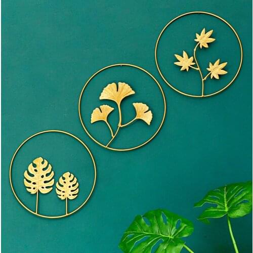 Turtle Leaf Iron Wire Gift Home Decor Nordic Style Leaf Shape Hanging Vintage Nordic Metal Decor Birthday Gift