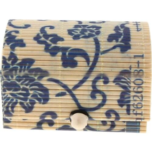 Home Storage Box Ring Necklace Earrings Bamboo Wooden Jewelry Storage Boxes