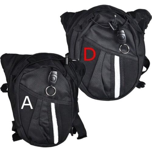 Optional Nylon Polyester Black Drop Leg Motorcycle Bicycle Fanny Pack Belt Belt Bag Handbag