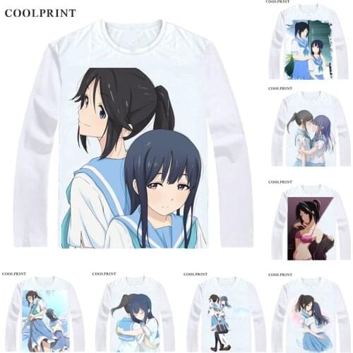 COOLPRINT Liz and the Blue Bird T-Shirts Long Sleeve Shirts Rizutoaoitori Liz to Aoi Tori Kasaki Nozomi Yoroizuka Mizore T-Shirt