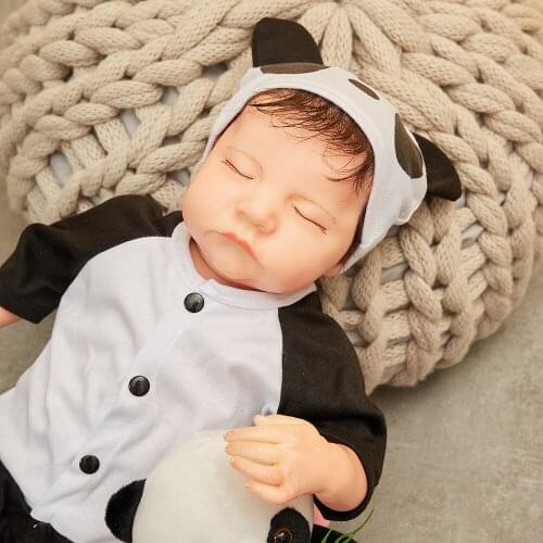 Hoomai 50CM Real Lifelike Cute Realistic Soft Silicone Vinyl Dolls Toy for Child birthday gift reborn baby doll