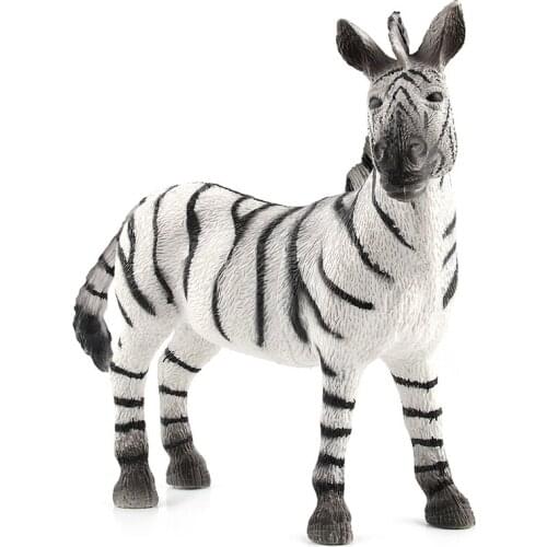 Simulation Animal Wild Zoo Farm Zebra Model Action Figures Chidlren Kids Gift Cognitive Toy