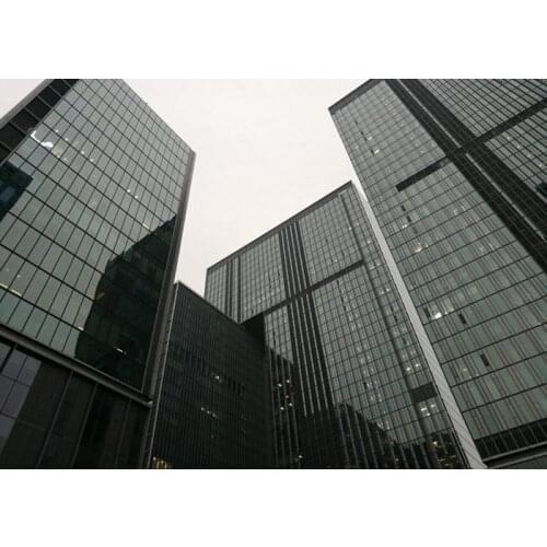 Insulated Double Skin Glass Curtain Wall Removable Office Partition Walls System