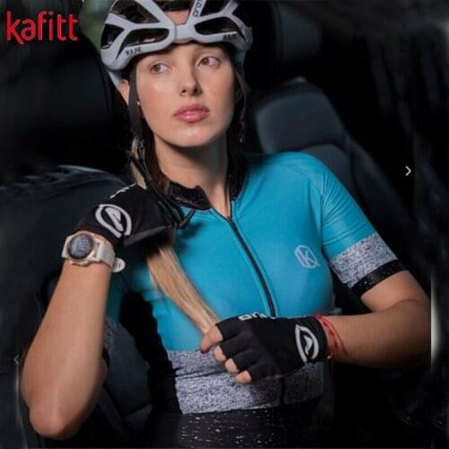 Kafitt pro Cycling suits breathable ladies tights jumpsuit triathlon outdoor cycling sportswear short-sleeved tights ciclismo