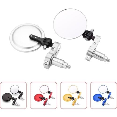 Motorcycle Mirror 22/24mm Handle Bar End Rearview Side Mirrors five colors For Honda CBR600 F2 F3 F4 F4i cbr 600 f3 f4i f4 f2