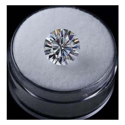 7.5mm GH color Moissanite 1.5ct carat excellent Brilliant cut gem stone round shape Loose Moissanite DIY Jewelry material