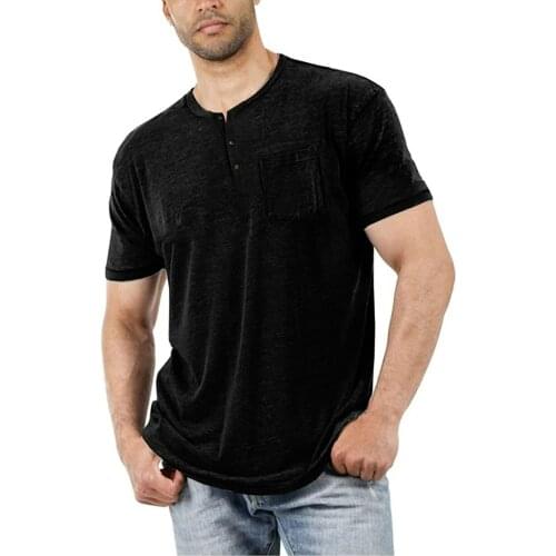 Van Dijk Mens V-Neck Fashion Casual Short Sleeve Shirt Summer Casual Soft T-Shirt Solid Tee Tops