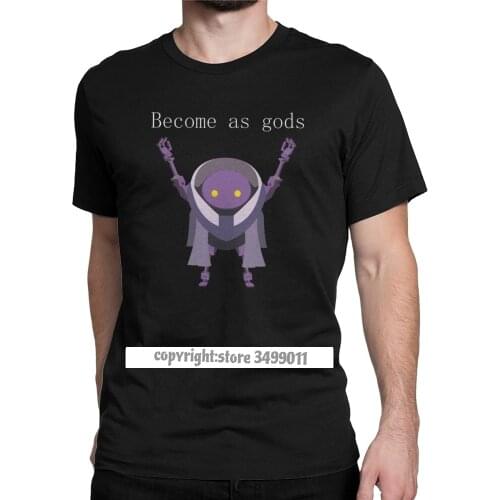 Become As Gods Nier Automata Mens Tshirts Hipster Tee Shirt O Neck Tee Shirts Cotton Tops