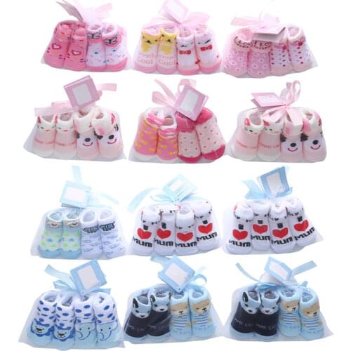 2Pairs/lot Infant Baby Socks Autumn Cotton Baby Socks for Girls Newborn Boy Toddler Fashion Socks Baby Clothes Accessories 0-12
