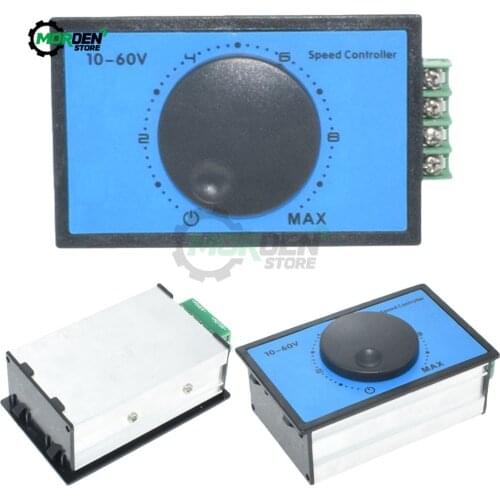 New 20A PWM DC Motor Speed Controller Start Switch TE1255 775 Motor DC 10-60V 12V 24V 48V Controllers Dropship
