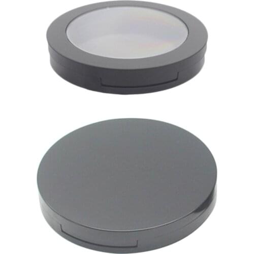 2pcs Empty Makeup Case Lipstick Pans Eyeshadow Brushes Pigment Palette