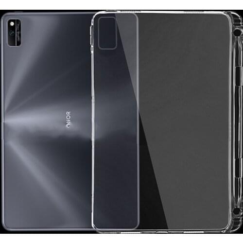 With Pencil holder Silicone Cover for Huawei MatePad 10.4 Case Holster For HuaWei Honor V6 10.4 KRJ-W09/AN00 Smart Case Funda