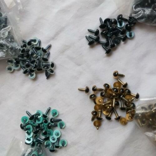 Wool for felting wool roving fiber Perfect in Wet and needle Felting doll cat and doll use Accessories eyes 10.5mm total 5pairs