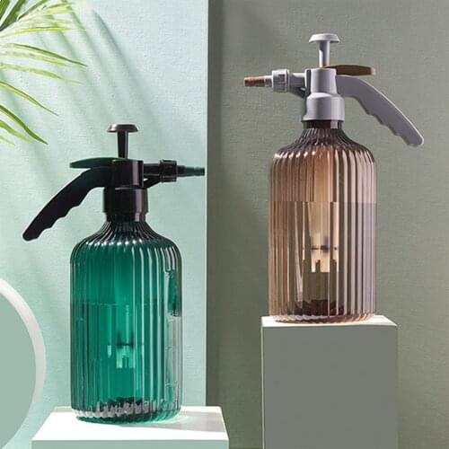 Flower Watering Pot with Column Pattern Air Pressure Spray Nozzle Two Modes Accessory