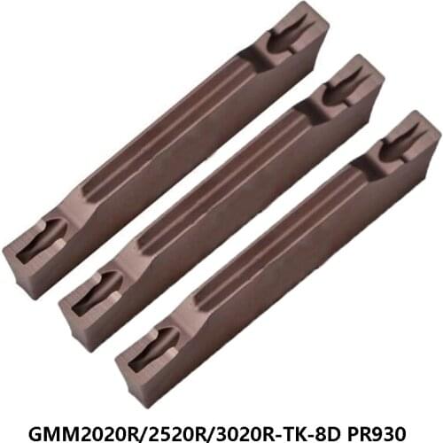 Original GMM 2020 2520 3020 GMM2020R GMM2520R GMM3020R TK 8D PR930 Grooving Carbide Inserts Turning Tools Lathe Cutter