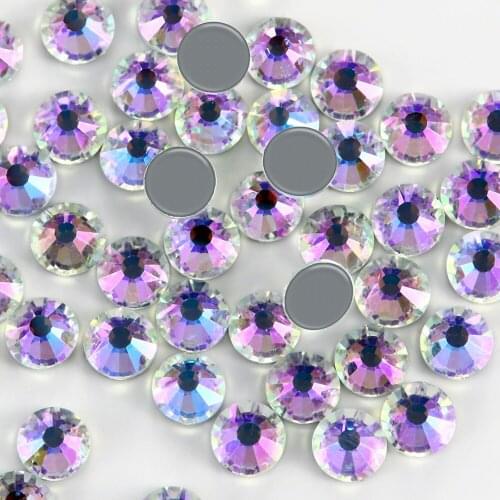 Upriver High Quality A++ Large Packing Moon Stone Iron on Rhinestone SS4-SS30 Hotfix Rhinestones Grade for Luxury DIY things