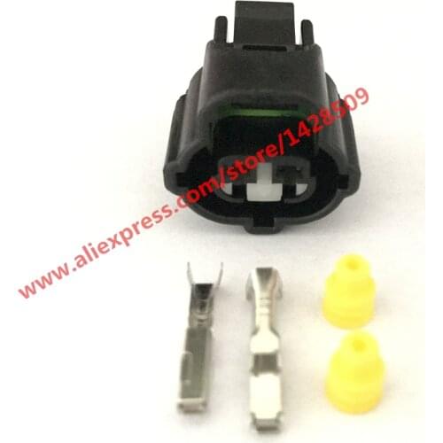 5 Sets 2 Pin Female 90980-11025 Auto Plug For Honda K Series RV Toyota 2JZ IAT VVTi Connector IAT Sensor 1JZ-GTE 2JZ-GTE
