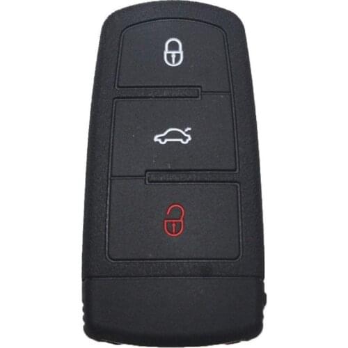 Key Cover Car Key Sets Key Case 3 Buttons for VW CC MAGOTAN Passat B7 2013 1pc Black