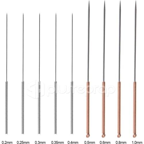 10PCS Nozzle Cleaning Needle Special Drill Cleaner Stainless Steel For MK8 V6 Nozzles Through Holes 0.2-1.0mm 3D Printer Parts