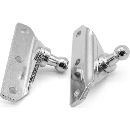 2pcs 10mm Struts Ball Ended Bolt Bonnet Hatch Steel Ball Stud Brackets for Gas Prop Strut Spring RV Camper Home Shop