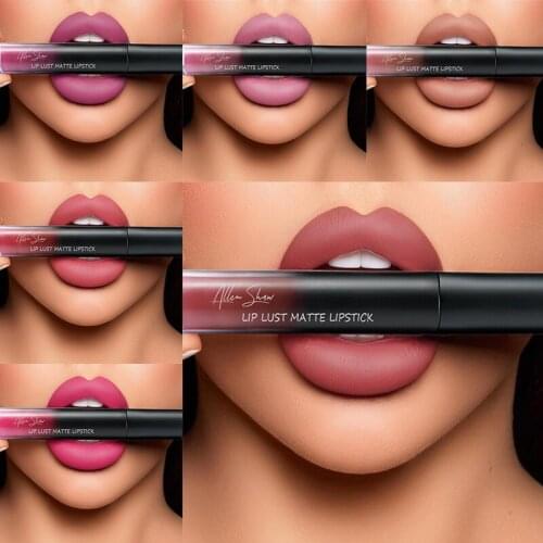 Allen Shaw 2020 Mermaid 12 Colors Liquid Matte Velvet Lip Gloss Lasting Waterproof Luxury Makeup TSLM1