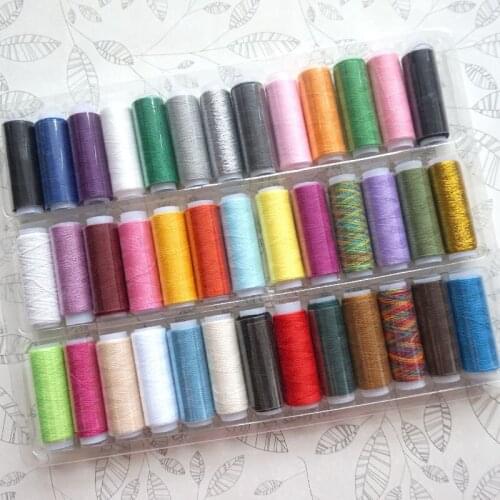Bluecell 39 assorted color sewing thread for hand sewing industrial machine Free shipping