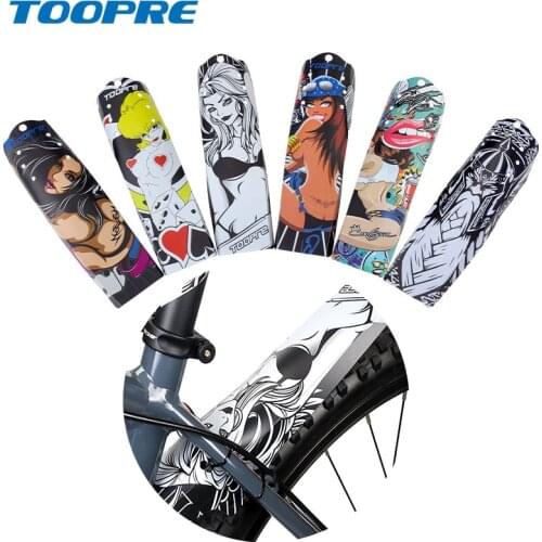 Colorful MTB Road Bike Mud Flaps PP5 thermal resin Bicycle Wings Front Bicycle Mudguard For Mountain Bike Fenders Bicycle Fender