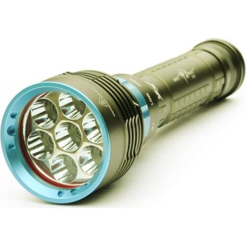 DW AQUARIUM Diving observation coral spotlight LED SUPER flashlight 30 meters waterproof blue light flashlight found coral