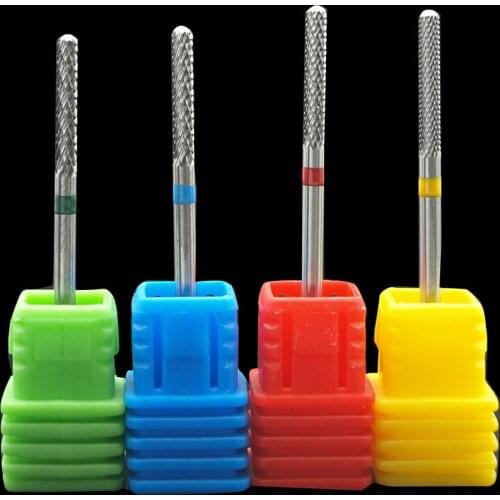 EasyNail~3/32 '' Tungsten steel Nail Drill Bit nail file Carbide Nozzle Gel remover Nail Cleaner Millings Bit 406502