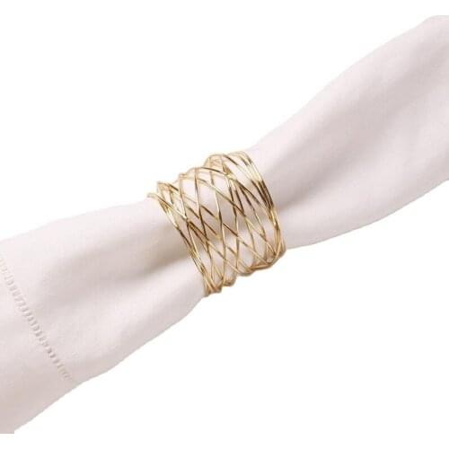 Serviette Rings Alloy Napkin Holder West Dinner Towel Napkin Ring wedding Party Decoration Table Decoration Accessories Tool
