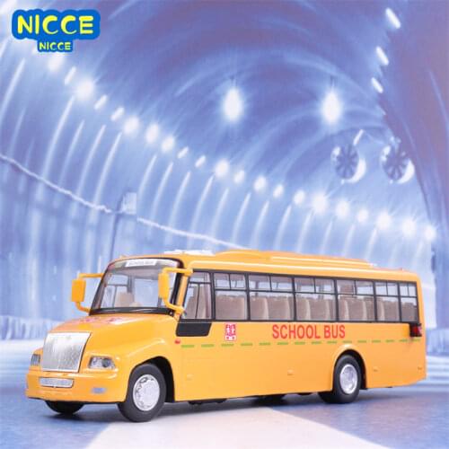 1:32 high simulation alloy school bus model child bus toy school car metal model car children toys collection free shipping