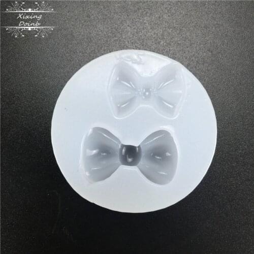 Resin mold DIY Mini bow shape silicone mold cake decoration tool hand craft mold