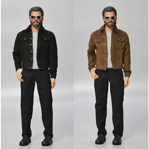 SGTOYS S-021 1/6 Male Casual Jacket T-shirt Pants Shoe Set Soldier Clothes Model Fit 12'' Action Figure Body