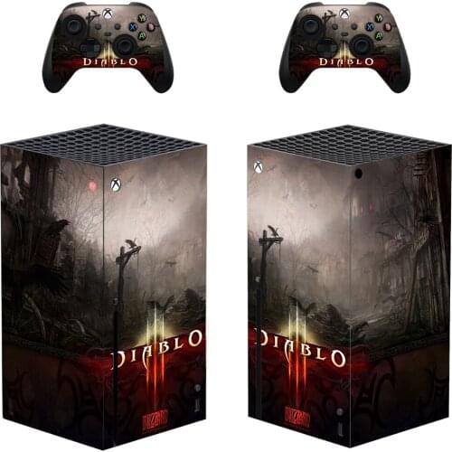 Supernatural Style Xbox Series X Skin Sticker for Console & 2 Controllers Decal Vinyl Protective Skins Style 1
