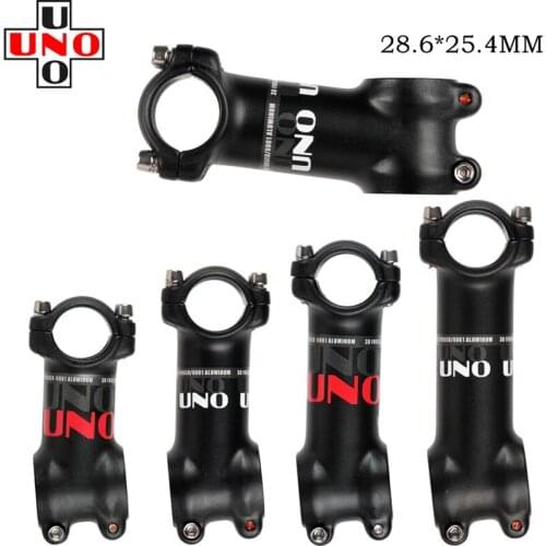 UNO Bike Stem ultra light Bicycle Stem Handle Riser, 7 degree 28.6*25.4 70-100MM