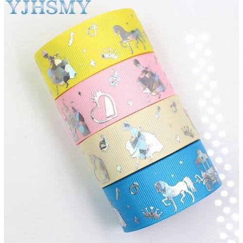 YJHSMYGG-18508-178(1'')25mm 5Yard/lot flash Hot stamping Printed grosgrain ribbon,accessories Webbing, DIY handmade materials