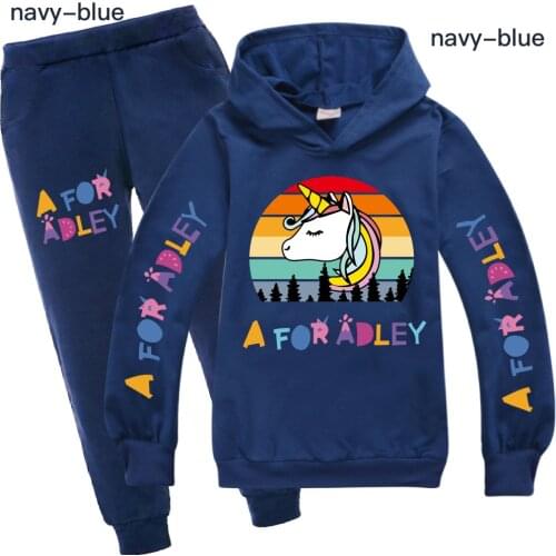 A for Adley Cobra Kai Movie Inspired Funny Spring and Autumn Hooded sweatshirt 2021 New Boys and Girls Tops