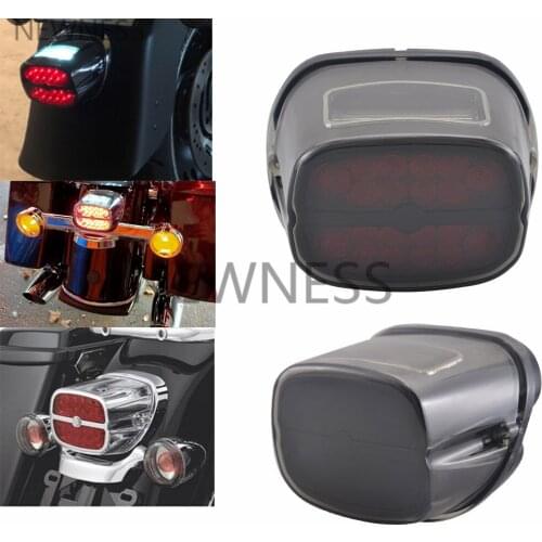 Motorcycle LED Brake Tail Light For Harley Dyna Fat Boy FLSTF Night Train FXSTB Softail Sportster Road King Electra Glide Road