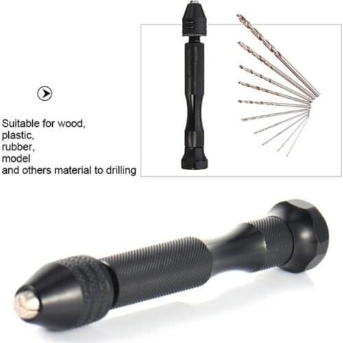 1 Set Steel Hand Drill Bits Hole Maker Puncher Handmade Jewelry Resin Mold Tools T4MD