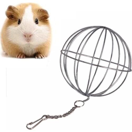 1pc Feeding Chinchilla Rabbit Guinea Pig Round Sphere Grass Collecting Ball Grass Food Feed Dispenser Pet Hanging Ball Toy