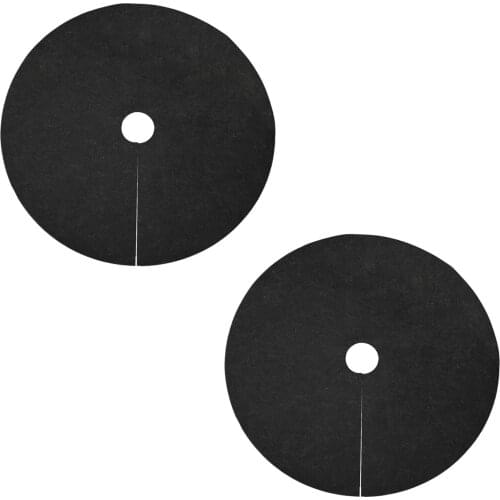 Non-woven Fabric Tree Cover Durable Black Biodegradable Non-Woven Degradable 2 Pack Tough And Durable Tree Protector