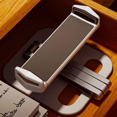 2021 Desk Mobile Phone Stand Holder For iPhone iPad Adjustable Metal Desktop Tablet Table Stand Universal Cell Support Folding