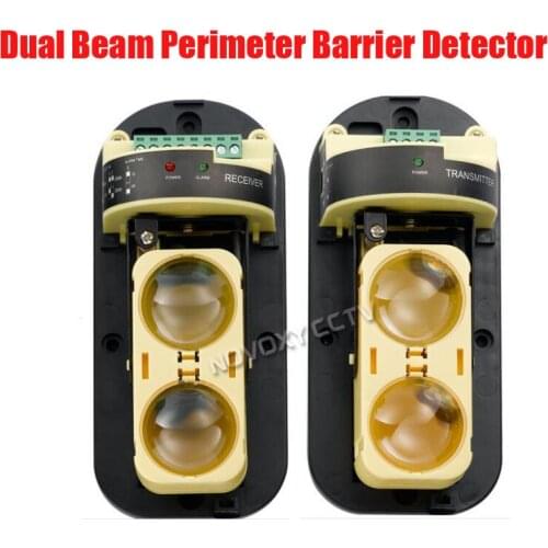 Free shipping New 2 beams frequency adjustment active infrared detector waterproof/rain proof/dust proof beam sensor alarm secur