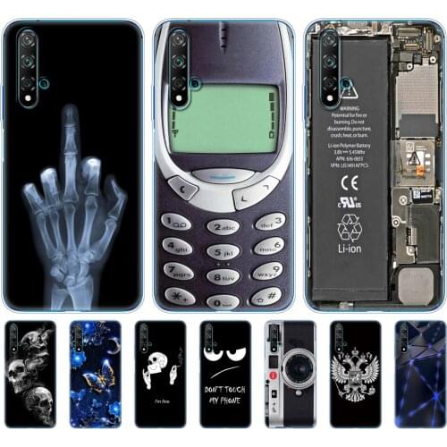 Case For Huawei Nova 5T Case Soft TPU Back Silicon Phone Cover For Nova5T 5 T YAL-L21 6.26'' Fundas Coque Bumper Skin shockproof
