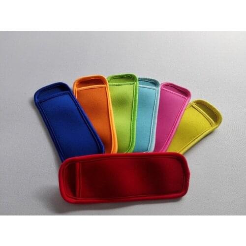 DHL pakket Rand grote 100 stks Neopreen Ice Popsicle Mouw Houders, Ijs Lolly
