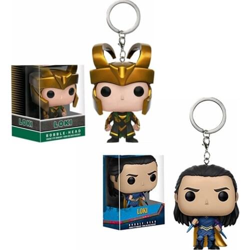 With original box Keychain Loki Action Figure Toys