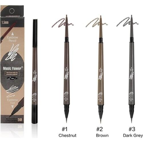 Waterproof Eyebrow Pencil Tattoo Eyebrow Pen Sketch Liquid Eyebrown Soap Brows Enhancer Eyelashes Makeup Brushes
