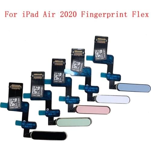 Home Button Fingerprint Sensor Flex Cable Ribbon For iPad Air 2020 Power Key Touch Sensor Flex Replacement parts