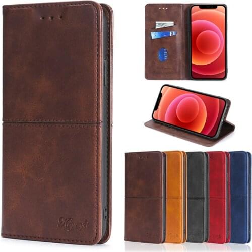 Magnetic Flip Leather Case For iPhone 11 12 Pro Max X XS XR 6S 7 8 Plus Luxury Wallet Cards Holder Stand Phone Cover Fundas Etui