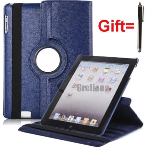 Magnetic Folding Case for iPad 2 3 4 Folio Pu Leather Cover For iPad 2 3 Stand Holder Cases Smart Tablet Capa A1395 A1396 A1430